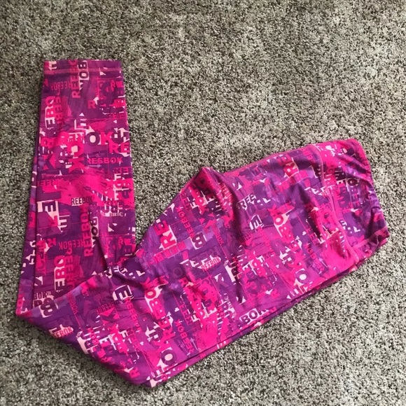 Pants - Pink Reebok || soft workout leggings